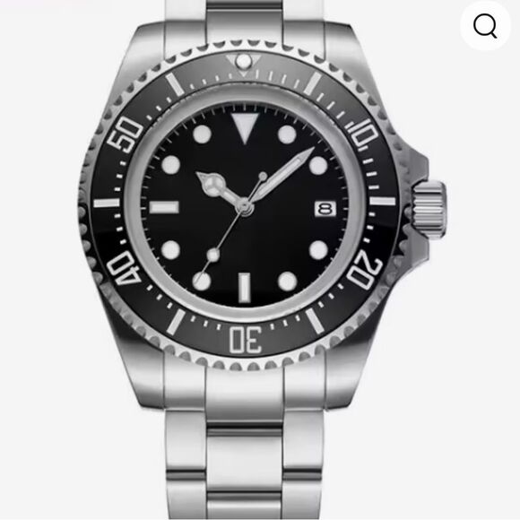 🕰️ Tandorio 43mm Men’s Watch | NH35A Movement | Sterile Dial | Silver & Black - Picture 1 of 4